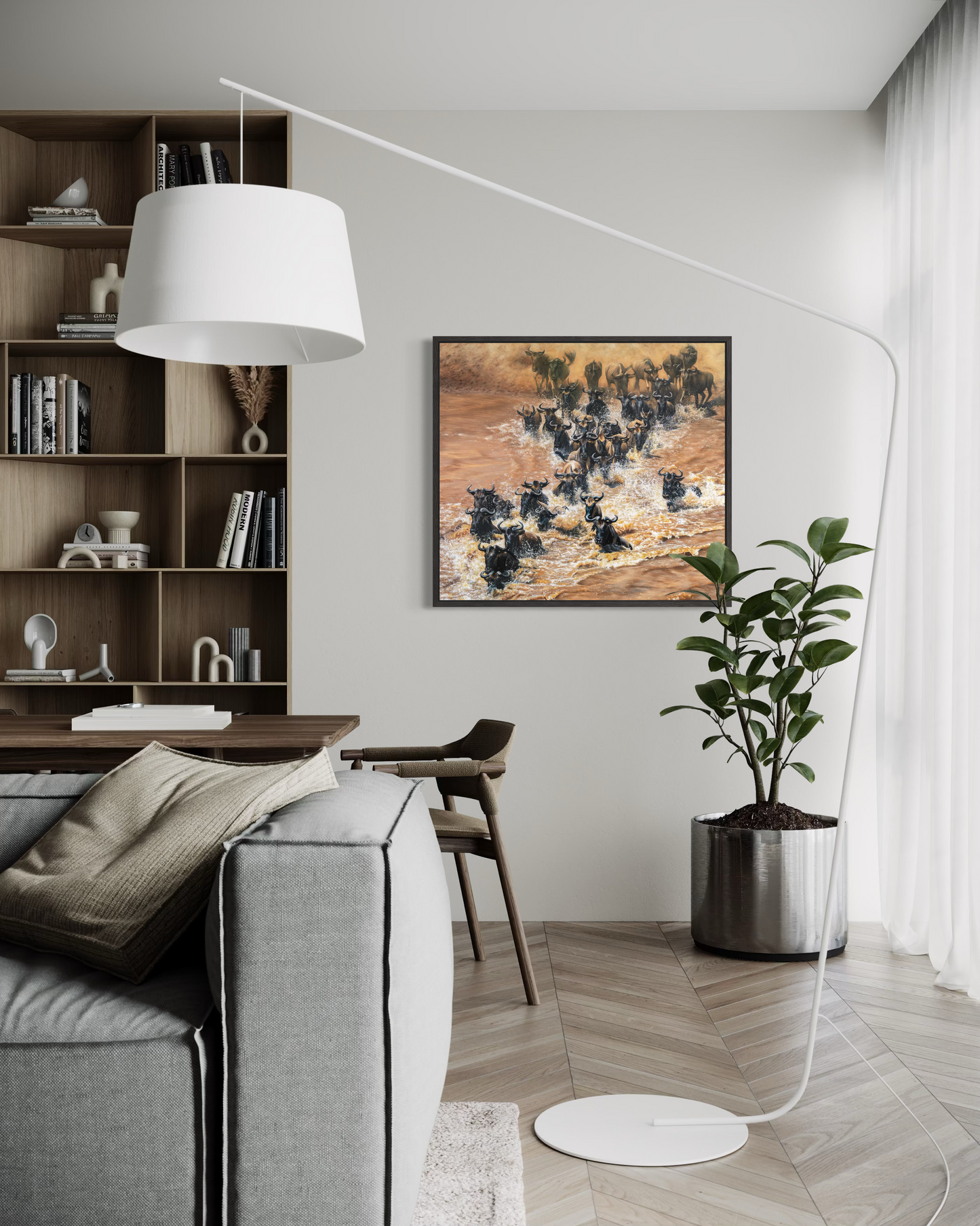 The Crossing Canvas Print