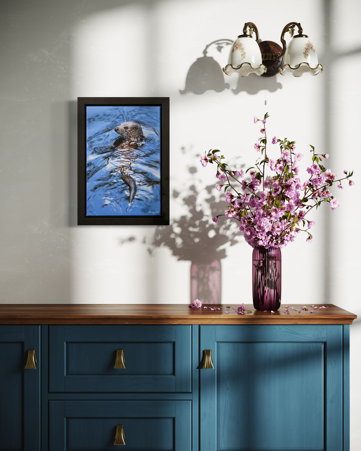 'DOWN THE RIVER' Original Artwork