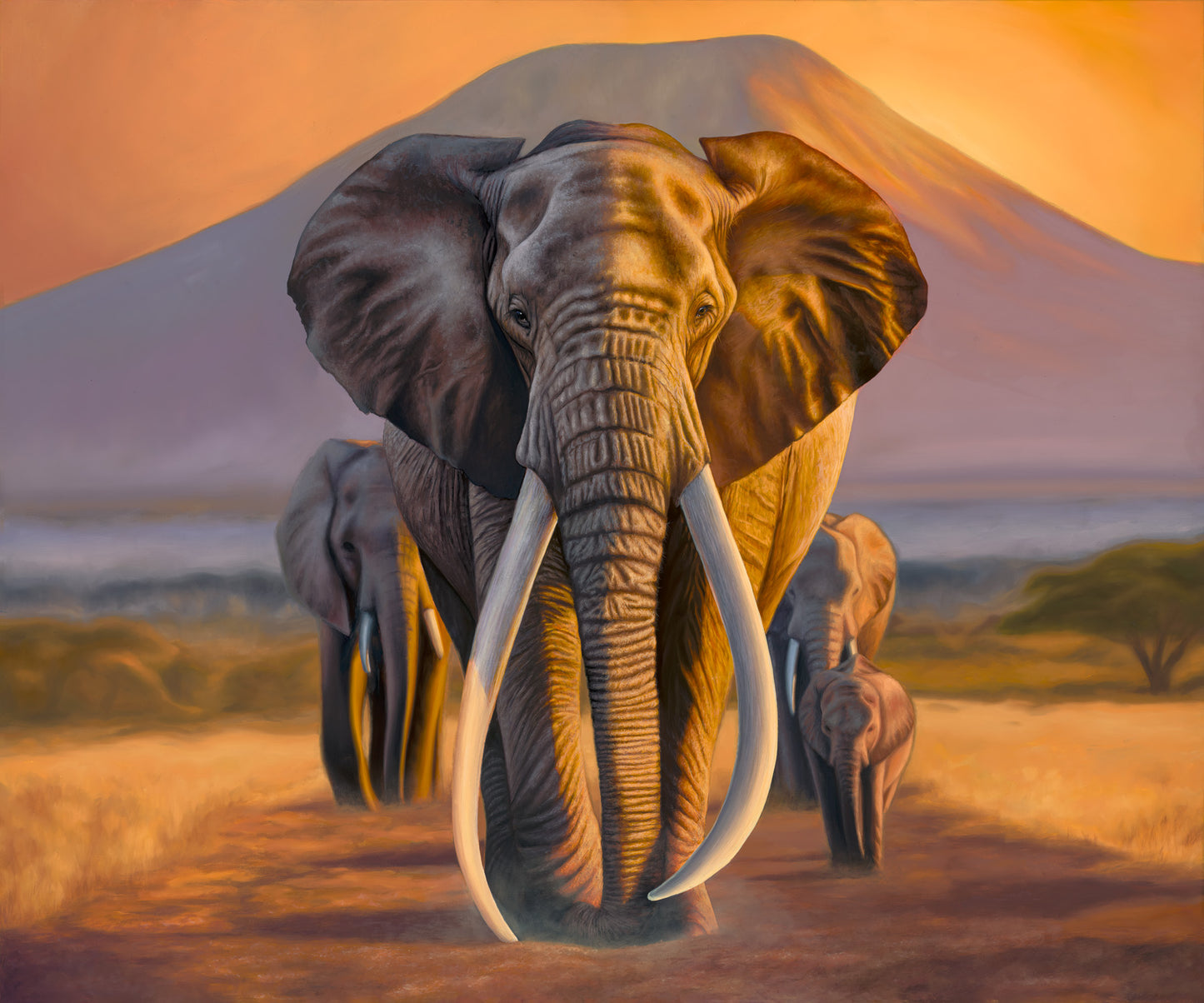 'ROAD TO KILIMANJARO' Original Artwork