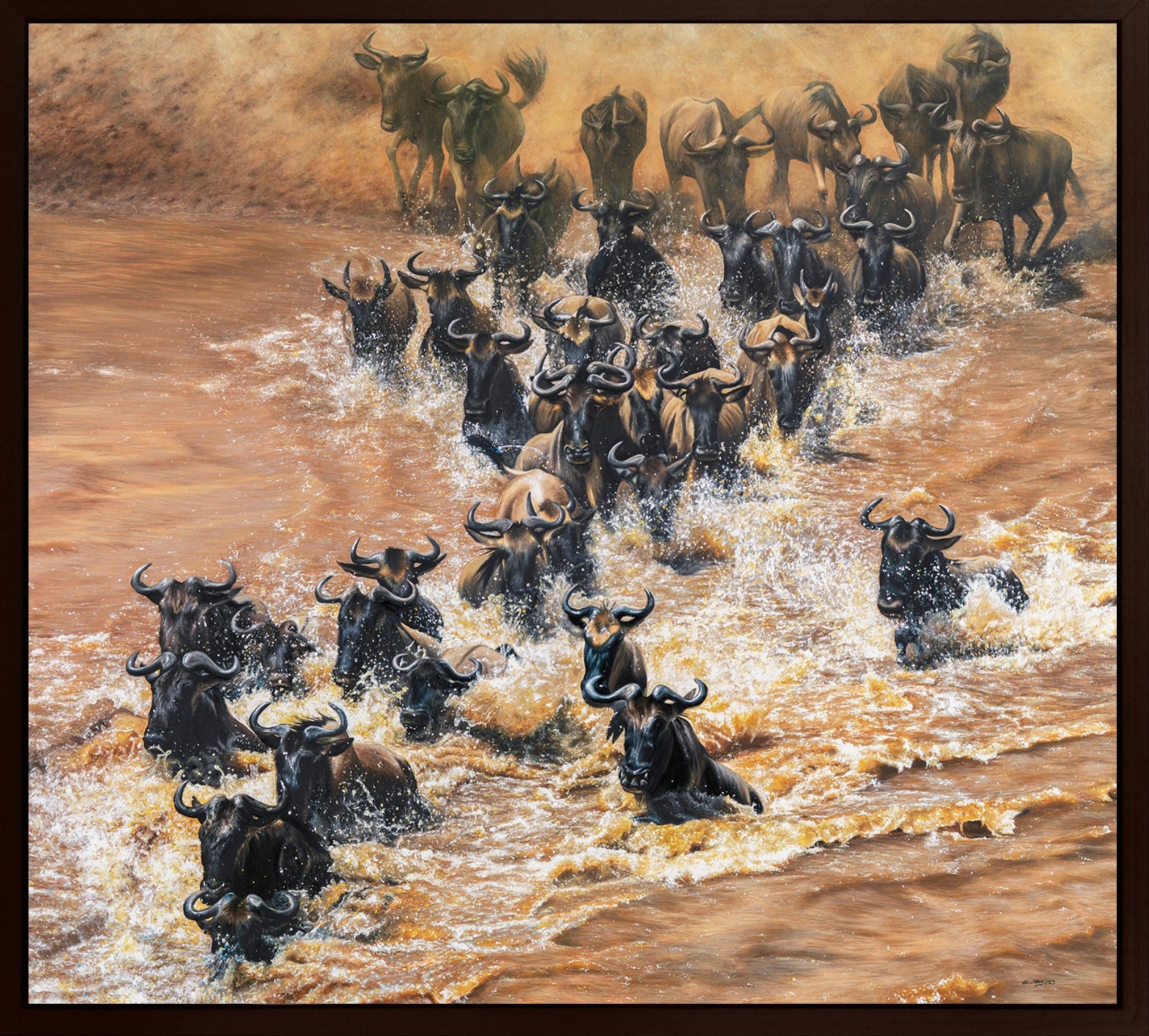 Wildebeest Artwork